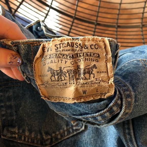 RARE 80s vintage Levi's wedgie shorts fits 25-27/8 - Picture 6 of 8